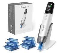 Dr. Pen M9 Dermapen Microneedling,Stylo Microneedling Sans Fil Nouvelle Version 2026 avec 12 Cartouches,6 Vitesses, Écran LED et Contrôle Précis de Profondeur pour le Visage et les Soins de la Peau
