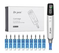 Dr. Pen M9 - Lot de 10 Cartouches 18 Pins, Cartouches de Rechange à Usage Unique pour Stylo de Soin Cutané et Capillaire