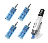 Dr Pen M9 Lot de 4 cartouches de rechange 18 broches 36 broches 42 broches Nano R Twist Lock Têtes d'aiguilles cosmétiques compatibles avec stylos de beauté Assortiment de tailles mixtes pour visage