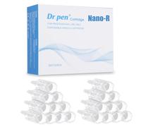 Dr. pen Ultima A10 Lot de 20 cartouches Nano-R pour soins de la peau, traitement de l'acné et réduction des taches 100 % authentiques Dr pen Ultima A10 (20 pièces, Nano-R pour A10)