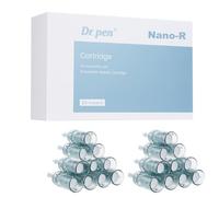 Dr. pen Ultima M8 Lot de 10 aiguilles Nano-R pour soins de la peau, traitement de l'acné et réduction des taches 100% authentiques Dr pen Ultima M8 (20 pièces, Nano-R pour M8)