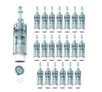 Dr.pen Ultima M8 Lot de 20 cartouches de rechange à 16 broches pour stylo à micro-aiguilles M8, cartouches de rechange jetables authentiques (16 broches, 20 pièces)