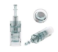 Dr.Pen Ultima M8 Microneedling Pen Cartouches de rechange - Round Nano - Fente à baïonnette - Accessoires de rechange jetables (10 pièces)