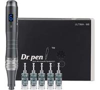 Dr.pen Ultima M8 Professional Microneedling Pen - Stylo de Microneedling sans Fil pour le Visage, le Corps et les Soins de la Peau, derma skin pen microneedling cheveux, a 5 Cartouches à 16 Aiguilles
