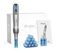 Dr. Pen Ultima M8S Microneedling Pen : Stylo de Microneedling Sans Fil - 12 Cartouches de Rechange