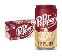 Dr Pepper Lot de 12 canettes de boisson 355 ml, crème soda, 4260 ml