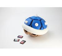 Dr. Pets Impression 3D Étui de Rangement pour Cartes Nintendo Switch en Forme de Bowser, 18 Emplacements, Design Super Mario, Vert et Blanc, Mario Vert (Mario Bleu)