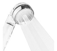 Dr.Piel Pommeau de douche LITE à double charbon filtré pour peaux sèches et cheveux et peaux sensibles - Élimine les impuretés, économie d'eau, pression d'eau douce et forte