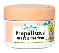 Dr. Popov Herbal ointments Propolis with honey pommade pour peaux irritées avec démangeaisons 100 ml