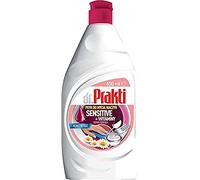 dr.Prakti Liquide Vaisselle Mains Sensitive+Vitamines, n'irrite pas la peau, concentré et efficace, 650 ml