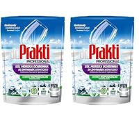 dr.Prakti Sel Regénérant Marin pour Lave-Vaisselle, adoucit l'eau et prévient efficacement le calcaire dans le lave-vaisselle et sur la vaisselle, doypack 1,5 kg (Lot de 2)