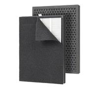 DR.PREPARE DAP01 Filtre de Remplacement pour Purificateur d'Air- Pack de 2, Filtration 3 Étages HEPA avec Préfiltre Lavable et Charbon Actif