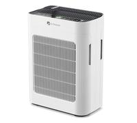 DR.PREPARE Purificateur d'air Maison, Pet Mode, Double Aspiration, Jusqu'à 280 m², Mode Nuit, Silencieux 20dB, Pré-filtre Lavable, Capteur Intelligent de Qualité d'Air PM2.5, Pour Chambres, Bureaux