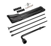 Dr.Roc Compatible avec Le kit d'outils de Pneu de Secours avec poignée de cric de Secours et clé à cosse de Roue 2005-2019 Nissan Frontier Titan Pathfinder 2005-2015 Amanda Xterra et Infiniti