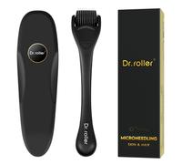 Dr.roller Derma Roller Cheveux, Derma Roller Barbe 540 0.5mm Aiguilles en Titane de, Microneedling Roller Cheveux Repousse, Rouleau Barbe Homme, Stimuler la Croissance de la Barbe et Des Cheveux