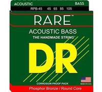 DR RPB45 - Jeu de cordes phosphore bronze basse acoustique Rare - Médium 45-105