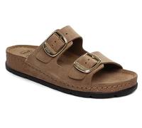 Dr. Scholl's BORA 2 BUCKLES (Cacao, Système Taille Chaussures EU, Adulte, Femme, Numérique, Moyen, 37)