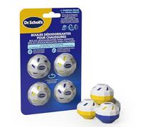 Dr. Scholl's Boules désodorisantes pour chaussures, sacs et casiers de sport - Cliniquement testé - Fraîcheur toute la journée - Réutilisable et à effet longue durée - Élimine les odeurs indésirables