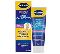 Dr. Scholl's Crème Pieds Traitement Intensif Anti-Callosité et Corne, 75ml - Soin Très Secs et Abîmés, Base Acide Salicylique, Pour Les Zones Calleuses, Adoucit Corne Pied, Résultats Visibles 7 Jours