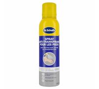 Scholl Spray antitranspirant pour les pieds – Poudre double action, neutralise odeurs 48h – 150 ml
