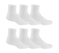 Dr. Scholl's Dsm22037q6u2001 Chaussette, Blanc, Mens Shoe Size: 7-12 (Lot de 6) Homme