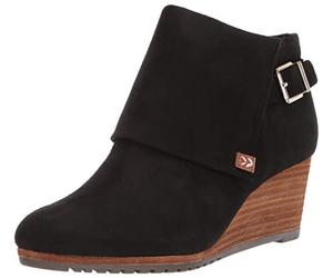 Dr. Scholl's Femme Create Bottine, Microfibre Noire, 36.5 EU
