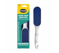 Dr. Scholl's Lime à pied en verre nano - Dissolvant pour les peaux dures, brosse durable pour les pieds, pieds doux et lisses