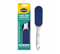 Dr. Scholl's Lime à pied en verre nano pour enlever les callosités, brosse durable pour les pieds, outil de pédicure hygiénique, tampon de pied durable, pieds doux et lisses