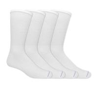 Dr. Scholl's Men's Diabetes & Circulator Socks, White, 13-15