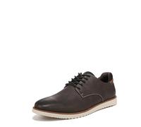 Dr. Scholl's Shoes Homme Synchronisation Tissu Oxford, Marron foncé Lisse, 43 EU Large