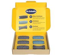 Dr. Scholl's Pack de 6 Rouleaux de remplacement pour râpe électrique - Élimine les callosités, comprend 3 têtes Extra, 2 têtes exfoliantes, 1 tête Contour du Pied - Rinçables