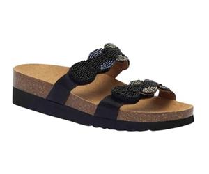 Dr. Scholl's Palmilla 2 Straps (Noir, Système Taille Chaussures EU, Adulte, Femme, Numérique, Moyen, 36)