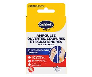 Dr. Scholl's Pansements Ampoules Ouvertes, Coupures et Égratignures