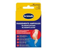 Scholl – Pansements ampoules talon grand format – Soulage immédiatement – Boîte de 5