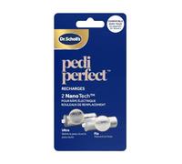 Dr. Scholl's Rouleaux de remplacement NanoTech pour râpe électrique - Pack mixte, 1 tête Ultra pour éliminer les callosités, 1 tête Fin pour lisser et polir, à utiliser sur pieds secs ou mouillés