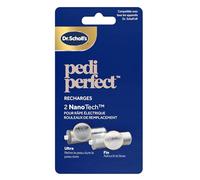 Dr. Scholl's Rouleaux de remplacement NanoTech pour râpe électrique - Pack mixte, 1 tête Ultra pour éliminer les callosités, 1 tête Fin pour lisser et polir, à utiliser sur pieds secs ou mouillés