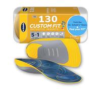 Dr. Scholl's Semelles orthopédiques mixtes longueur 3/4 CF 130, 5 en 1, soutien de la voûte plantaire pour calmer la douleur (pieds, bas du dos, genoux, talons et fasciite plantaire), éligibles FSA