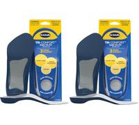 Dr. Scholl's Semelles Tri-Comfort Easy-to-Fit - Semelles 3/4 pour un Confort Ciblé sur l’Avant-pied, la Voûte Plantaire et le Talon avec Mousse Amortissante, sans découpe requise - Pointures 40 à 47.5