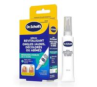 Dr. Scholl's Sérum revitalisant ongles jaunis 10 ml - Résultats visibles dès 2 jours -Triple action : lisse, éclaircit et hydrate - Améliore l'aspect des ongles des mains et pieds abîmés par la mycose