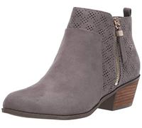 Dr. Scholl's Shoes Femme Brianna Bottine, Microfibre Gris foncé, 40.5 EU