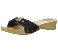 Dr. Scholl's Shoes Femme Classique Sandale Glissante, Noir imprimé Serpent, 38 EU