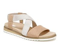 Dr. Scholl's Shoes Femme Islander Sandale, Microfibre de Bouleau Fauve, 39 EU