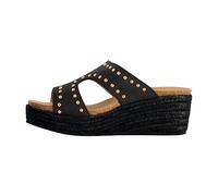 Dr.Scholl's SHOES Femme Marbella Mule Sandales/spartiates, Noir, 38 EU