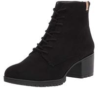 Dr. Scholl's Shoes Women's Laurence Ankle Boot, Black Microfiber, 7
