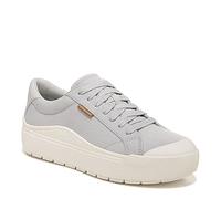 Dr. Scholl's Shoes Womens Time Off Platform Slip on Fashion Sneaker,Vapor Grey Fabric,6