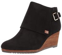 Dr. Scholl's Womens Create Ankle Bootie Black Fabric 8.5