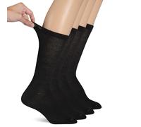 Dr. Scholl's Women's Diabetes & Circulator - 4 Pair Packs, Casual Sock, Black, 8-12 US