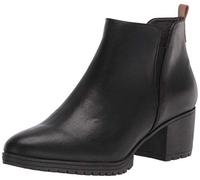 Dr. Scholl's Women's London Ankle Boot, Noir lisse, 40 EU