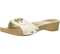 Dr. Scholl's Work Femme Classic Sandale Glissante, Gardenia Snake Print, 38.5 EU