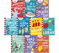 Dr Seuss Childrens Book Collection 10 Books Set (The Lorax, Scrambled Eggs Super, Horton Hears a Who and More)